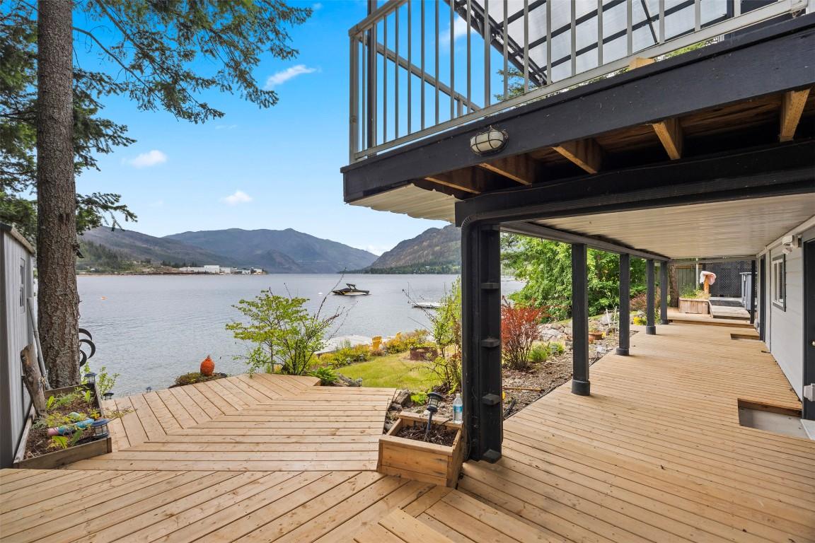 2291 Chief Atahm Drive, Adams Lake, BC - Outdoor With Body Of Water With Deck Patio Veranda With Exterior