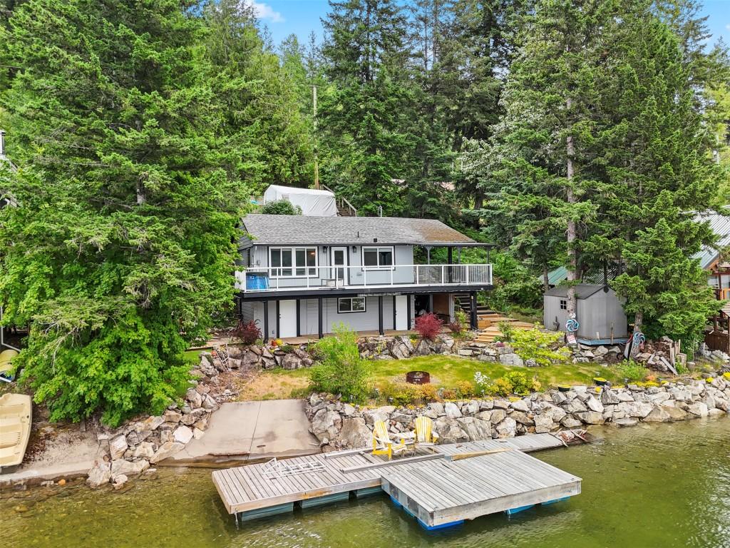 2291 Chief Atahm Drive, Adams Lake, BC - Outdoor With Body Of Water With Deck Patio Veranda