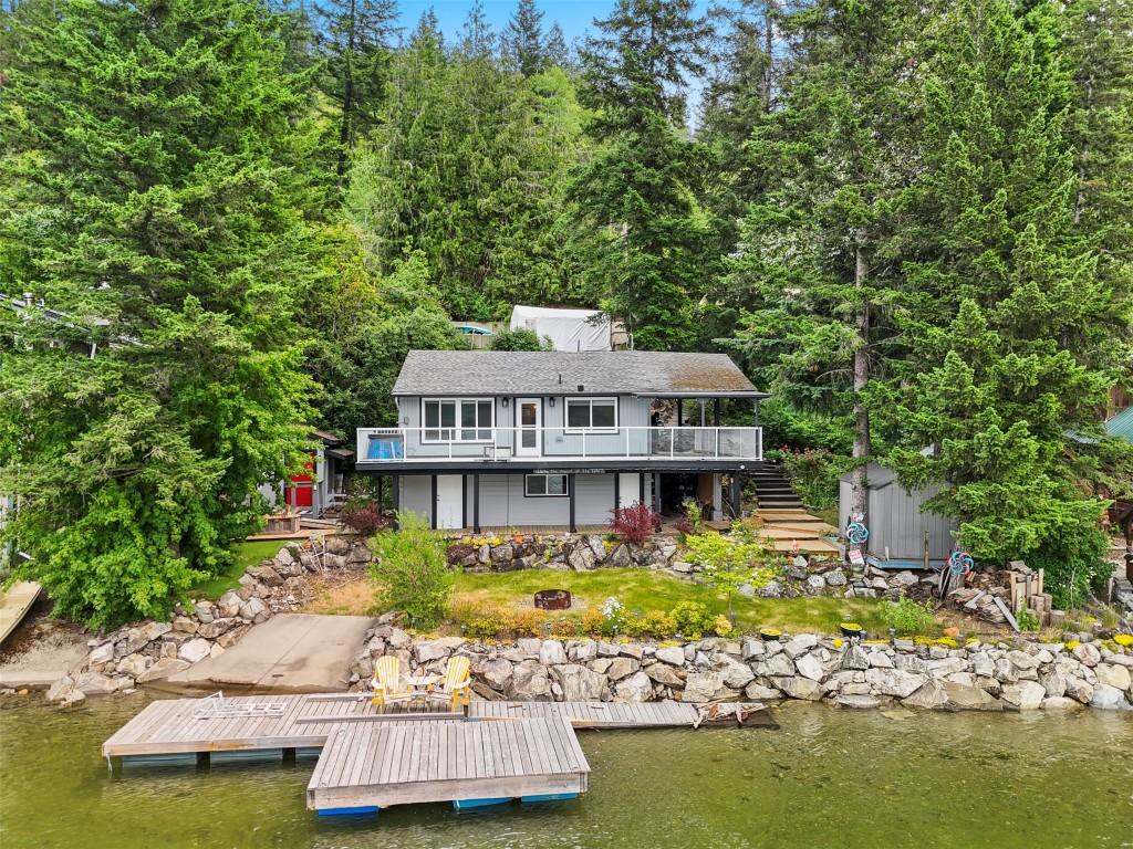 2291 Chief Atahm Drive, Adams Lake, BC - Outdoor With Body Of Water With Deck Patio Veranda