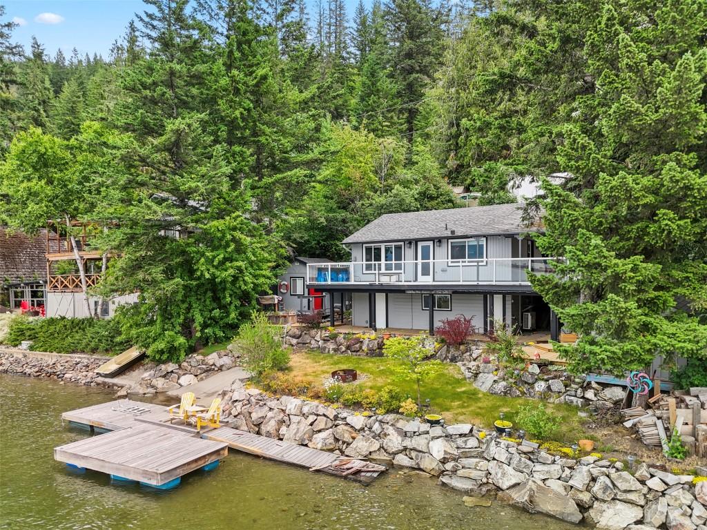 2291 Chief Atahm Drive, Adams Lake, BC - Outdoor With Body Of Water With Deck Patio Veranda