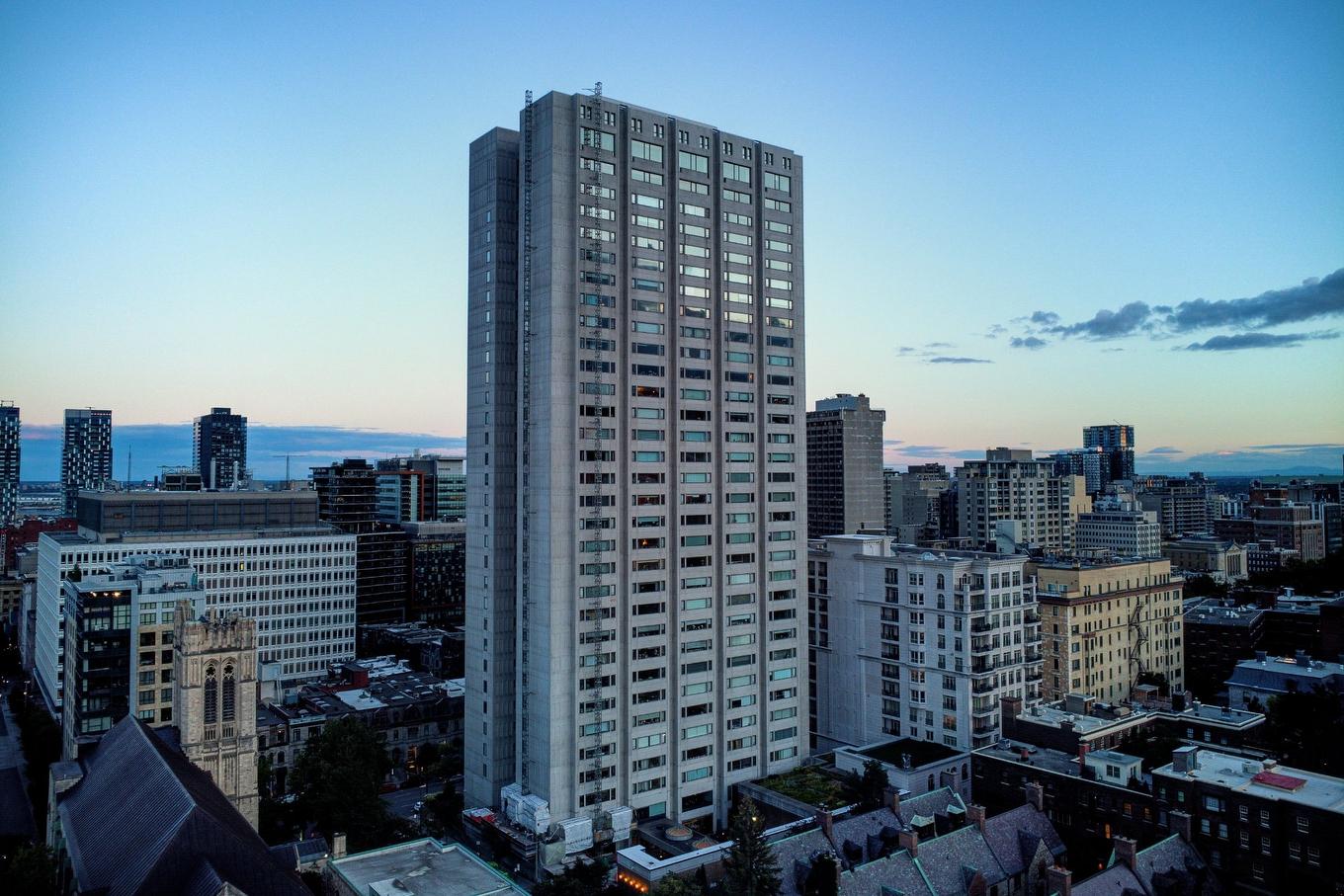 Aerial photo - 1806-1455 Rue Sherbrooke O., Montréal (Ville-Marie), QC - Outdoor With View