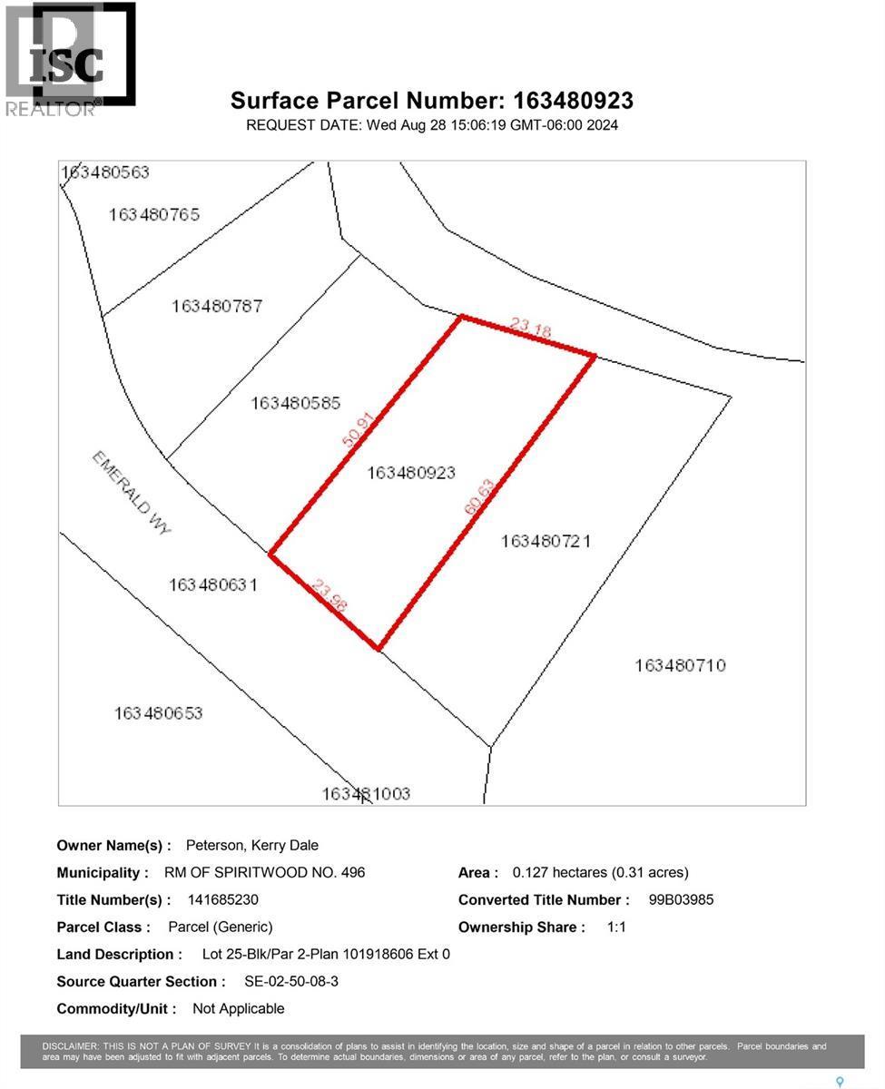 N/A Emerald Way, Spiritwood Rm No. 496, SK