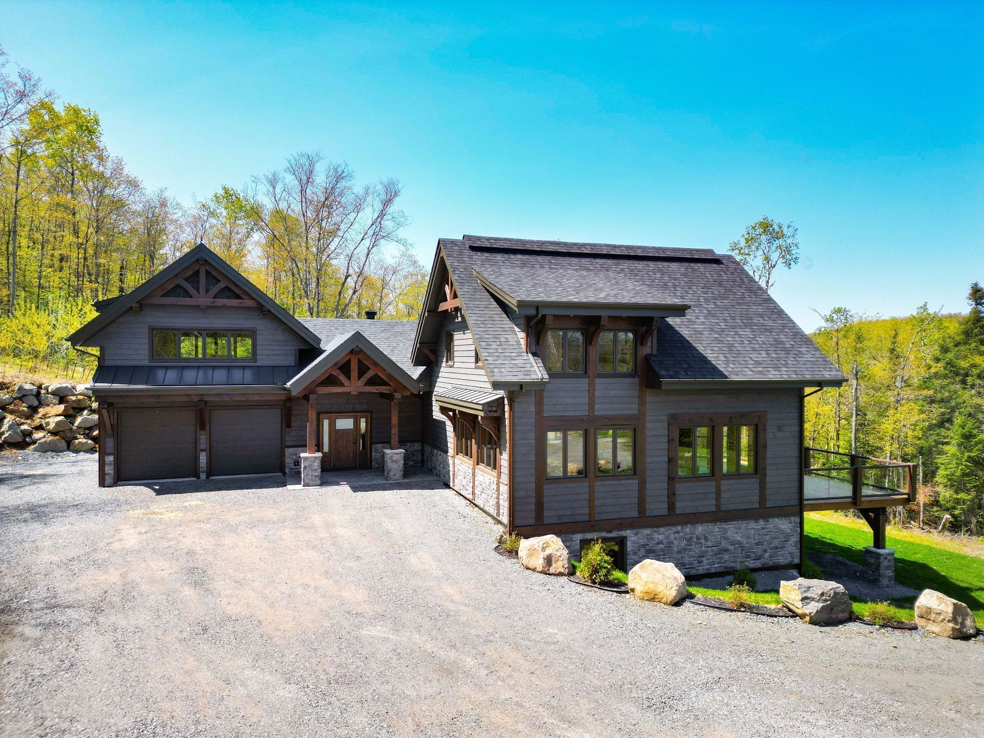 Façade - 104 Ch. Brunette, Lac-Supérieur, QC - Outdoor With Facade
