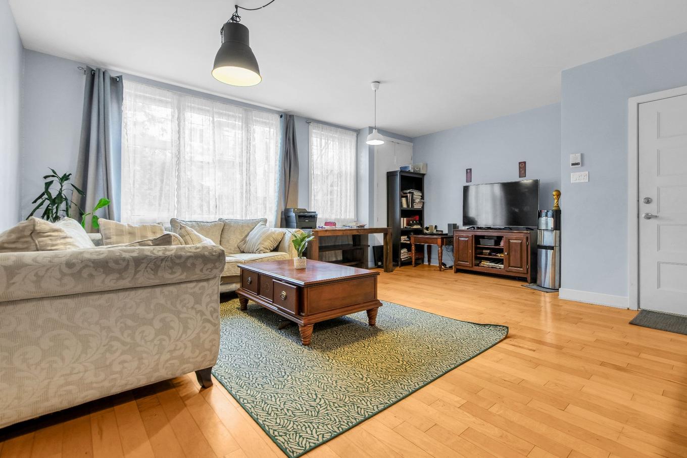 Salon - 102-5332 12E Avenue, Montréal (Rosemont/La Petite-Patrie), QC - Indoor Photo Showing Living Room