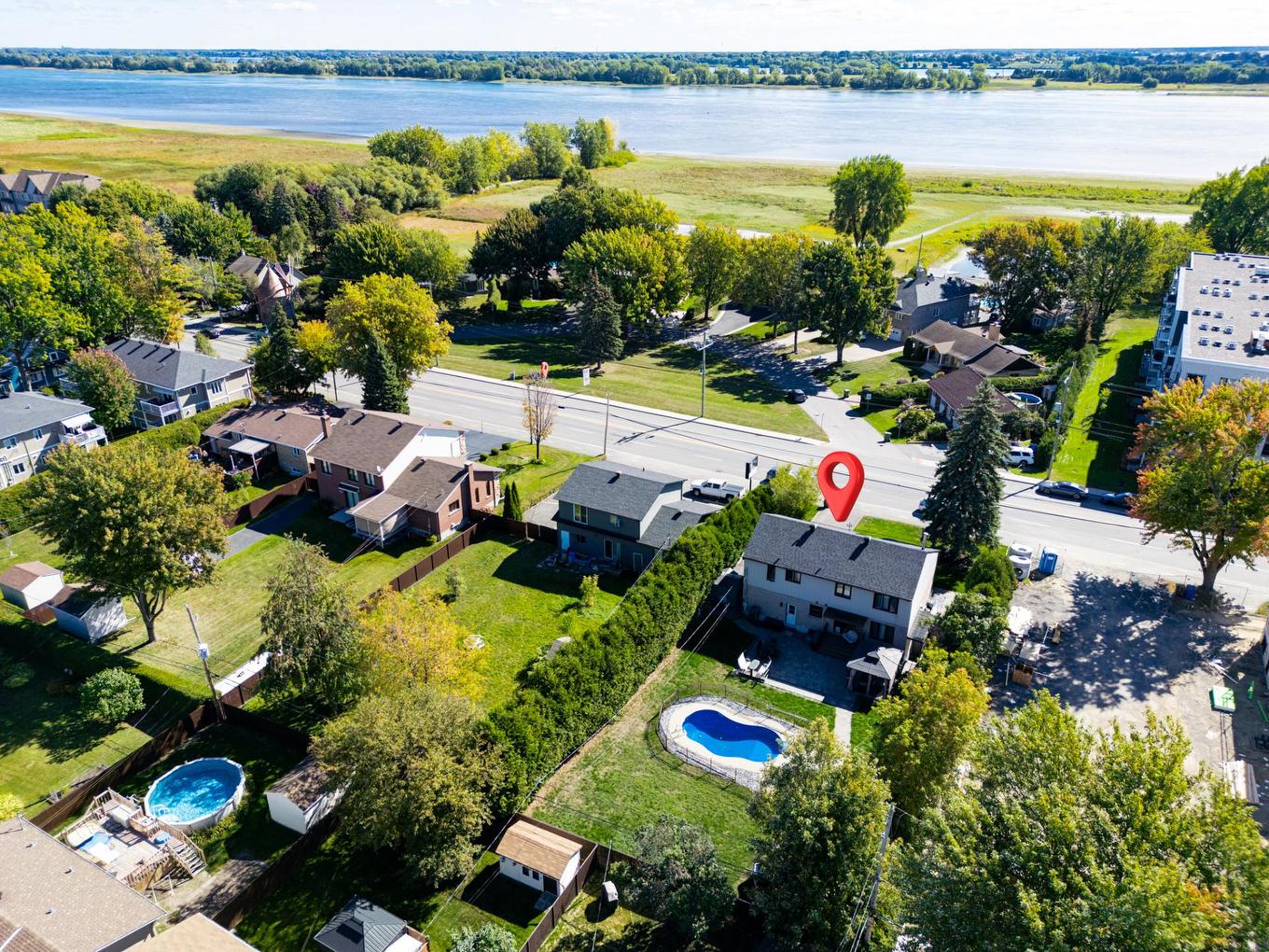 Photo aérienne - 899 Rue Notre-Dame, Repentigny (Repentigny), QC - Outdoor With Body Of Water With View
