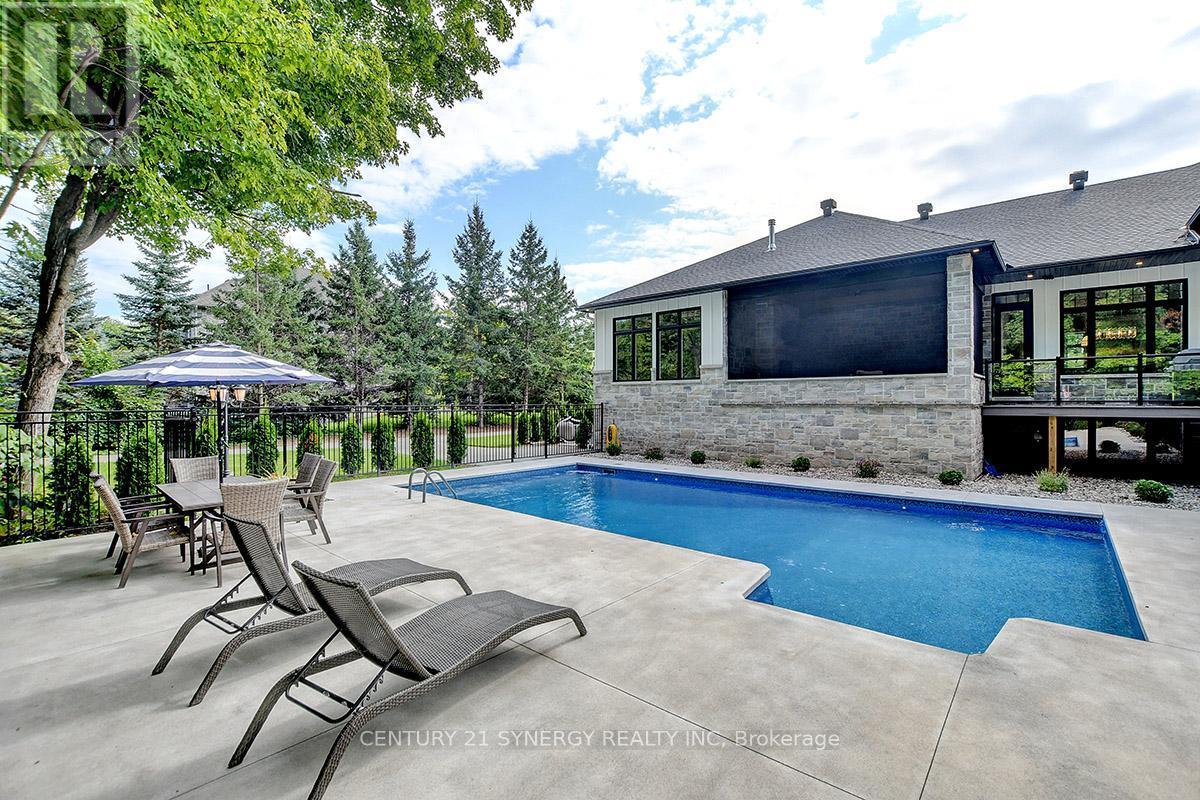 1443 Duchess Crescent, Ottawa, ON - Outdoor With In Ground Pool With Deck Patio Veranda