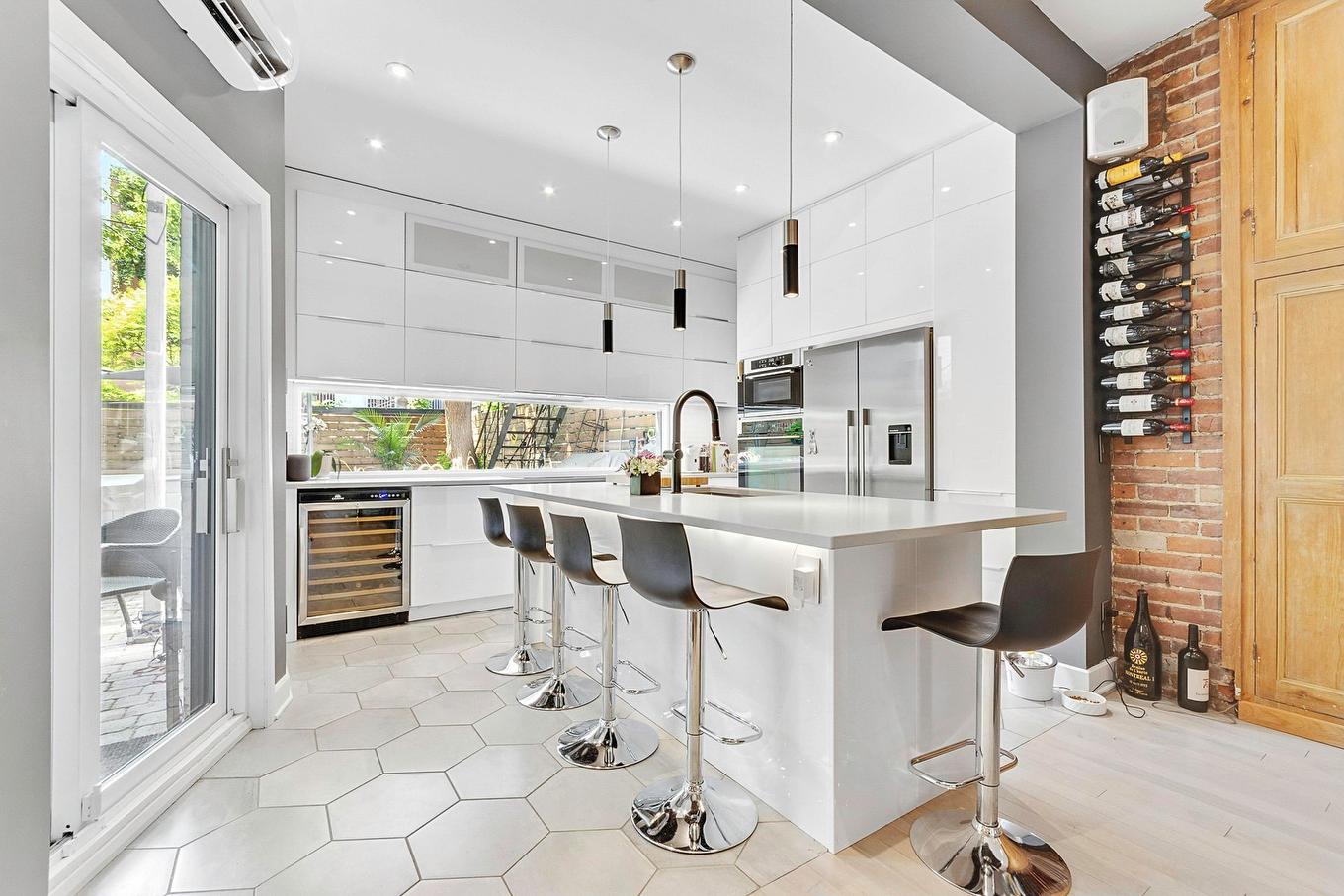 Kitchen - 4622 - 4626 Av. De Lorimier, Montréal (Le Plateau-Mont-Royal), QC - Indoor Photo Showing Kitchen With Upgraded Kitchen