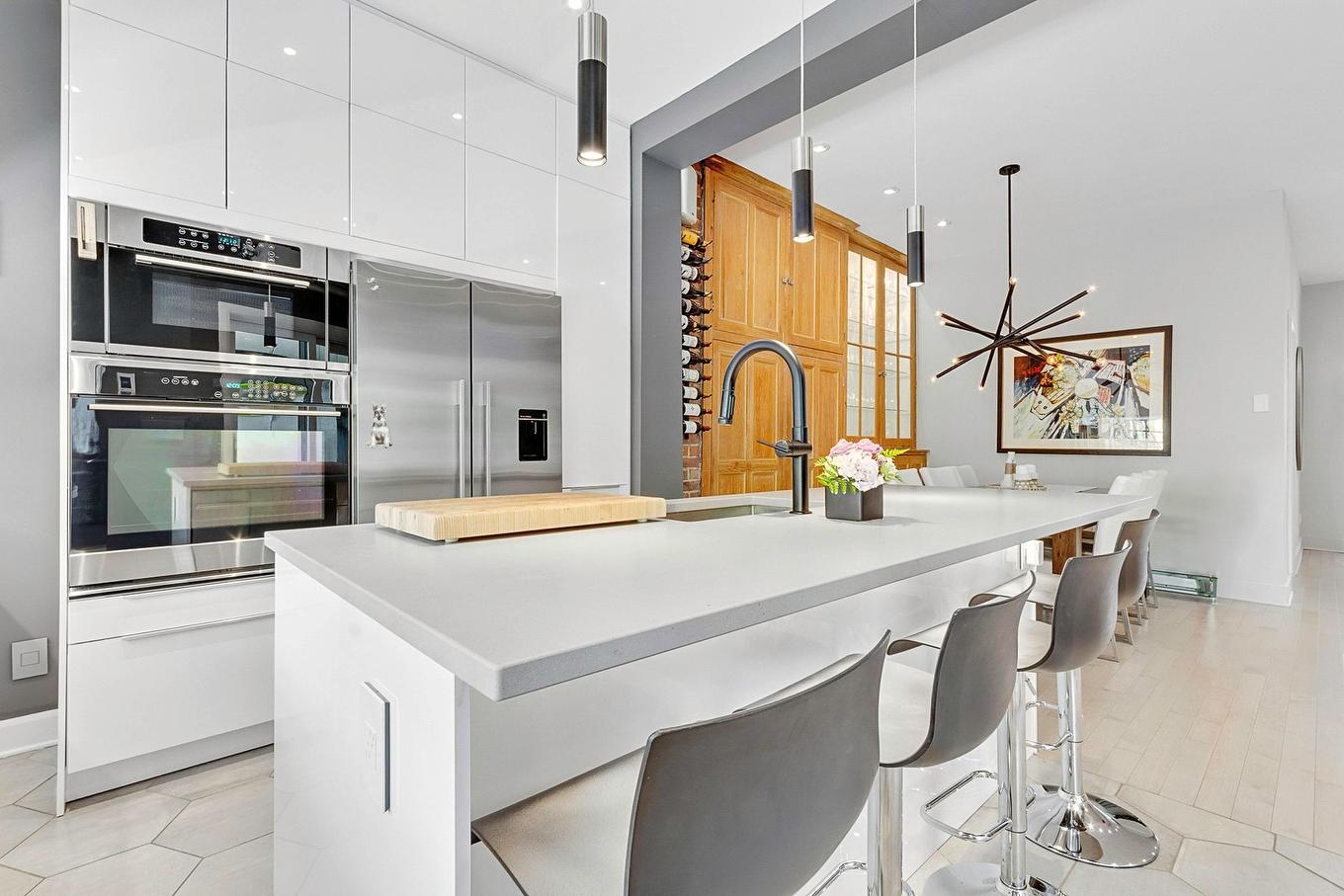 Kitchen - 4622 - 4626 Av. De Lorimier, Montréal (Le Plateau-Mont-Royal), QC - Indoor Photo Showing Kitchen With Upgraded Kitchen