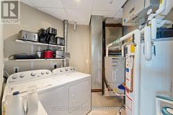 In unit storage/laundry -