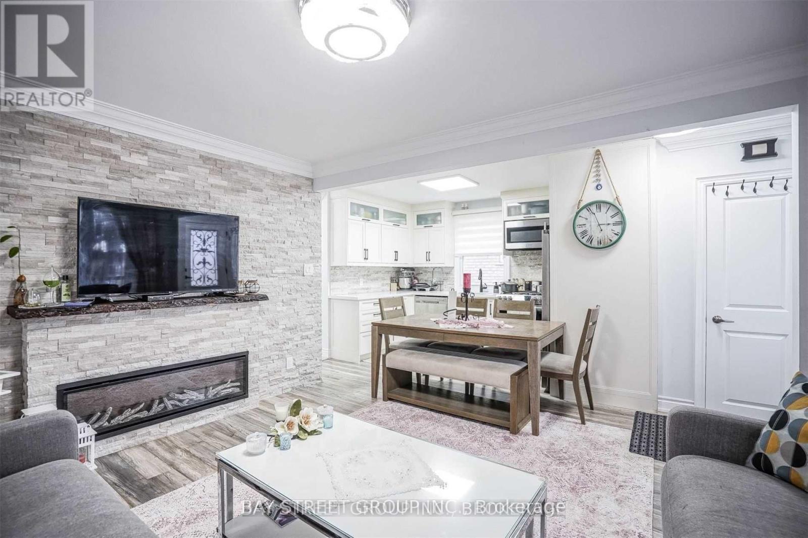 168 Regent Road, Toronto, ON - Indoor Photo Showing Living Room With Fireplace