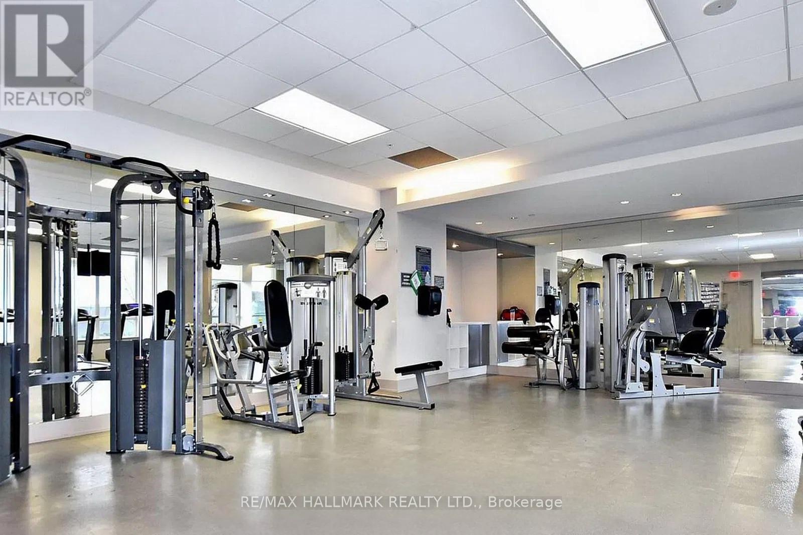 Ph301 - 7171 Yonge Street, Markham, ON - Indoor Photo Showing Gym Room