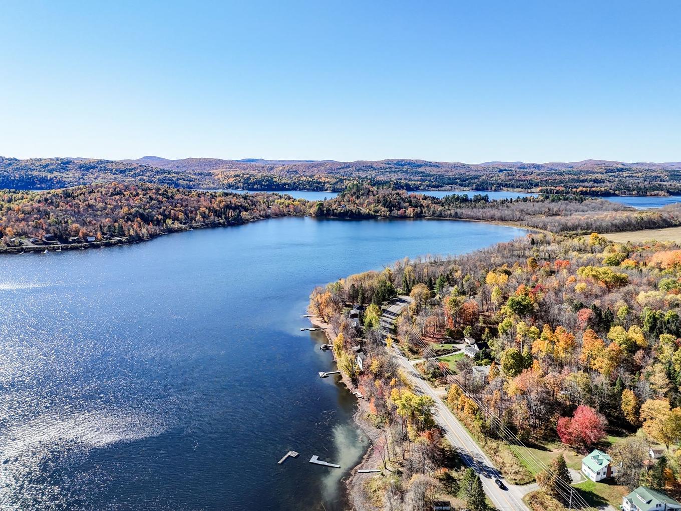 Photo aérienne - 242 Route Du Lac-Rond N., Montcalm, QC - Outdoor With Body Of Water With View