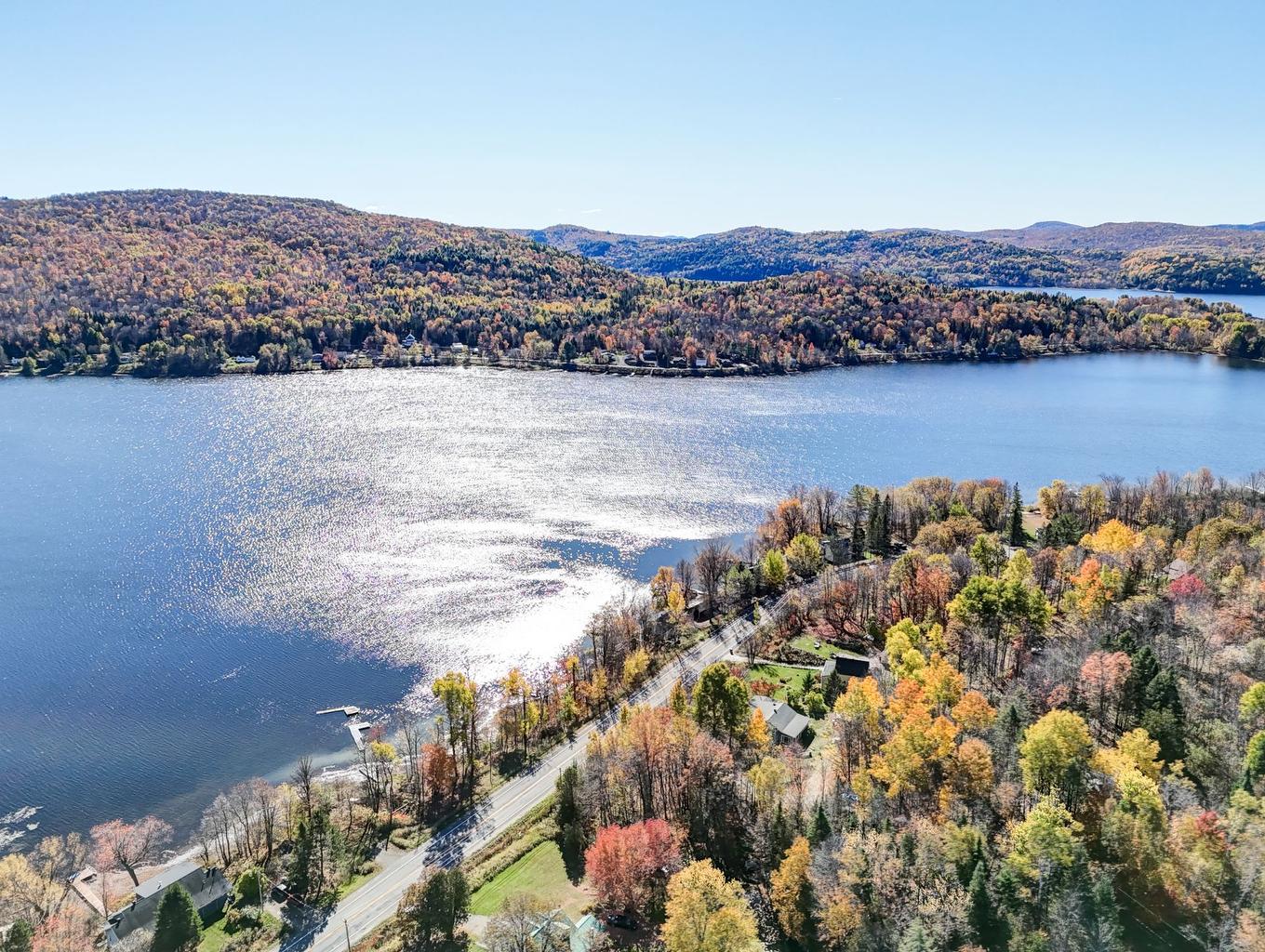 Photo aérienne - 242 Route Du Lac-Rond N., Montcalm, QC - Outdoor With Body Of Water With View