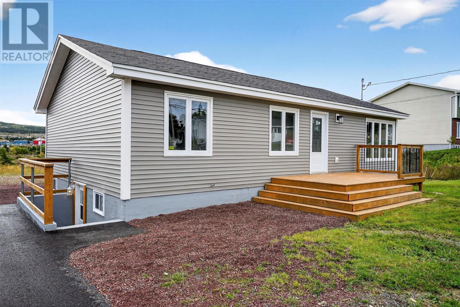 47 London Road, Carbonear, NL - Outdoor With Deck Patio Veranda With Exterior