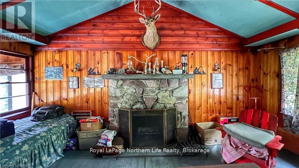 Pcl 16569 Burnt Island, West Nipissing (North Monetville), ON - Indoor With Fireplace