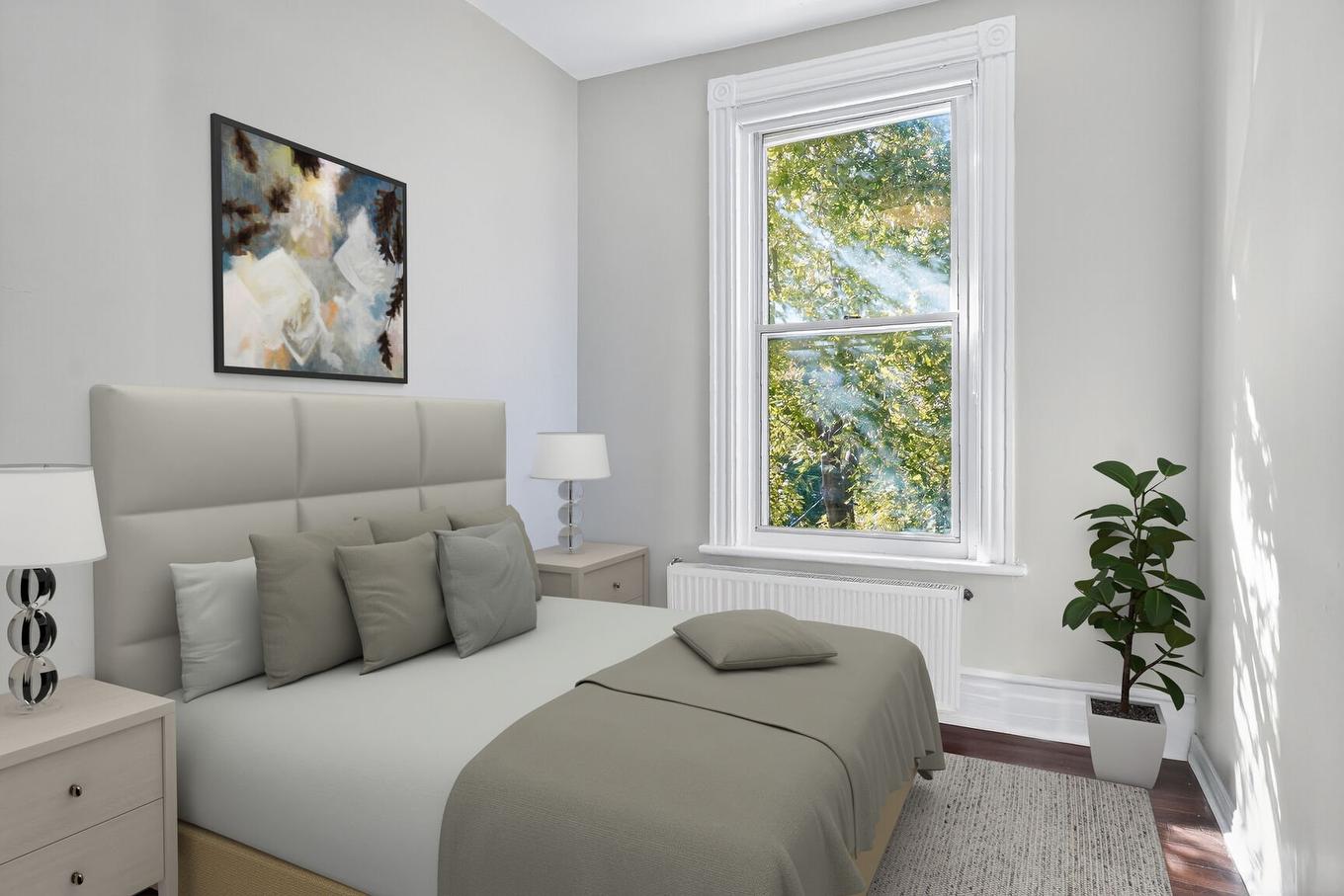 Chambre à coucher - 139 Rue Rose-De-Lima, Montréal (Le Sud-Ouest), QC - Indoor Photo Showing Bedroom