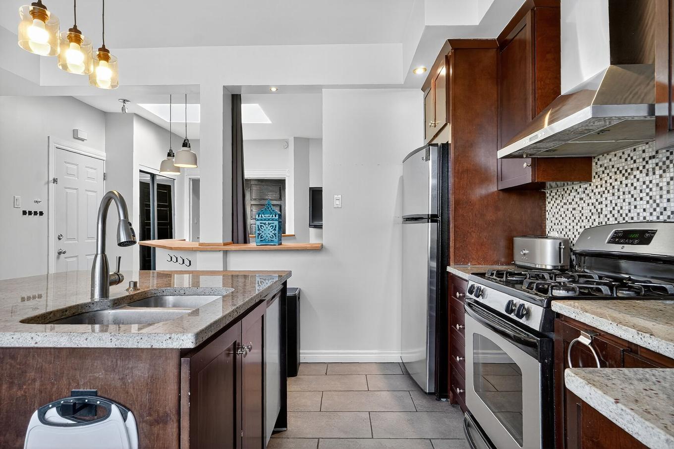 Cuisine - 139 Rue Rose-De-Lima, Montréal (Le Sud-Ouest), QC - Indoor Photo Showing Kitchen With Double Sink