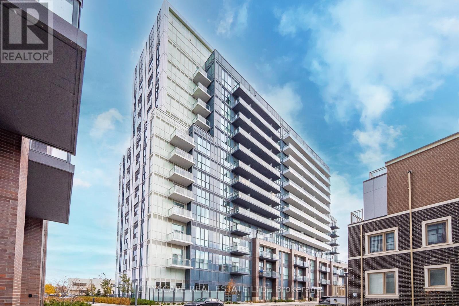 210 - 60 Honeycrisp Crescent, Vaughan, ON - Outdoor With Balcony With Facade