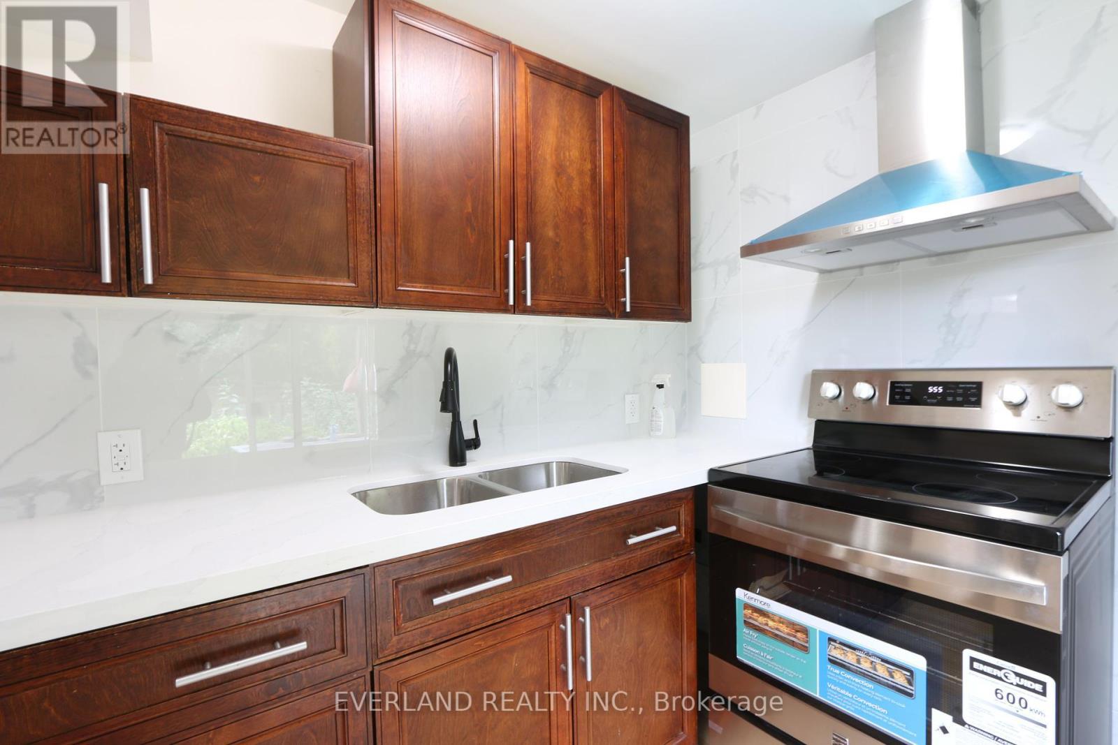 Lower - 49 Falling River Drive, Richmond Hill, ON - Indoor Photo Showing Kitchen With Double Sink