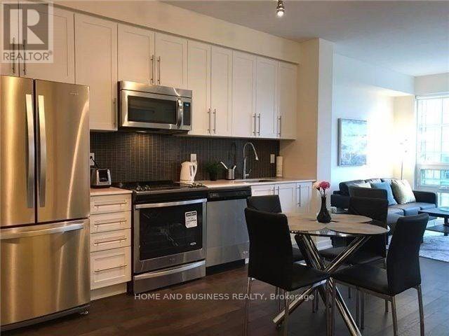 1505 - 510 Curran Place, Mississauga, ON - Indoor Photo Showing Kitchen