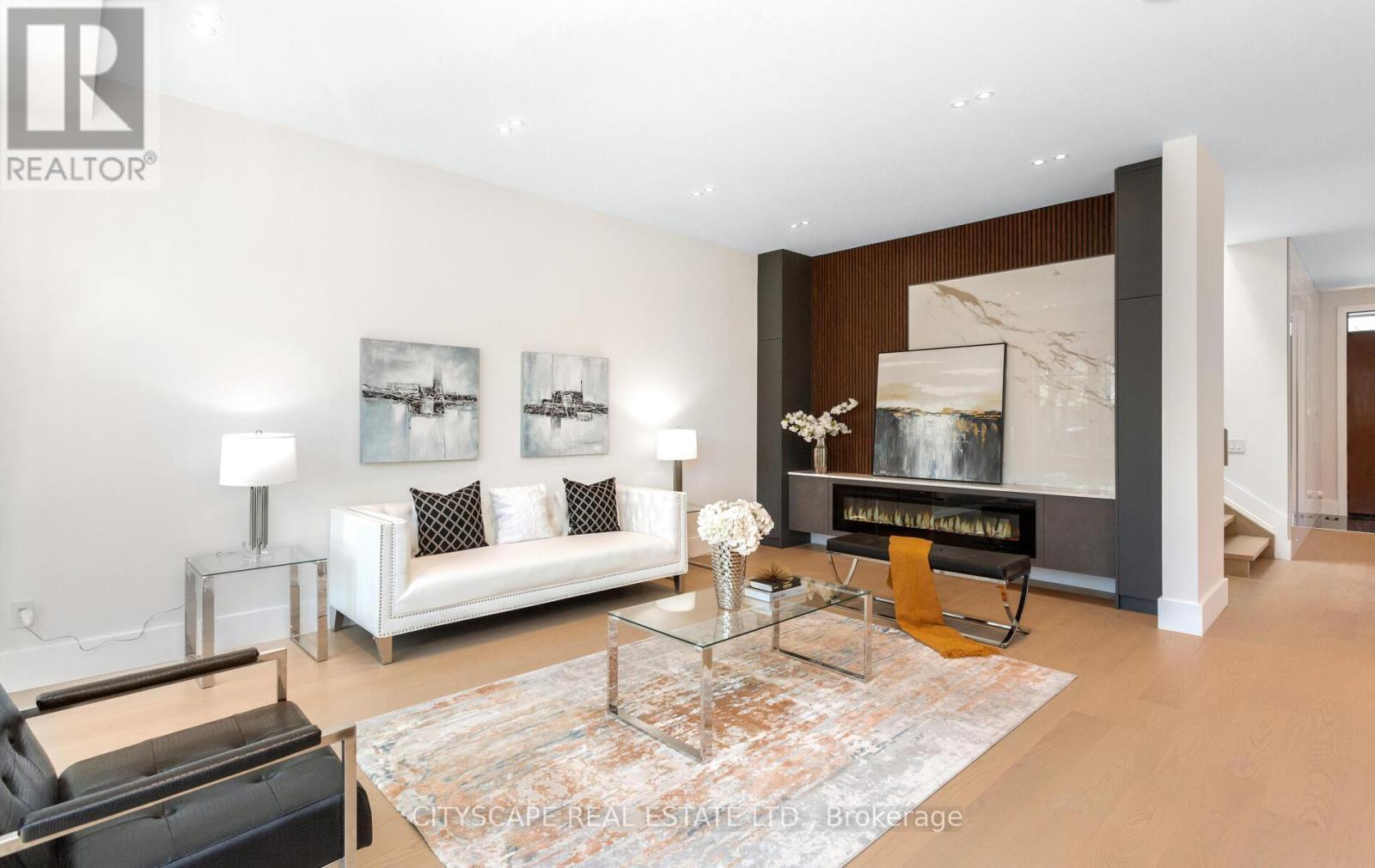 55 Adanac Drive, Toronto, ON - Indoor Photo Showing Living Room