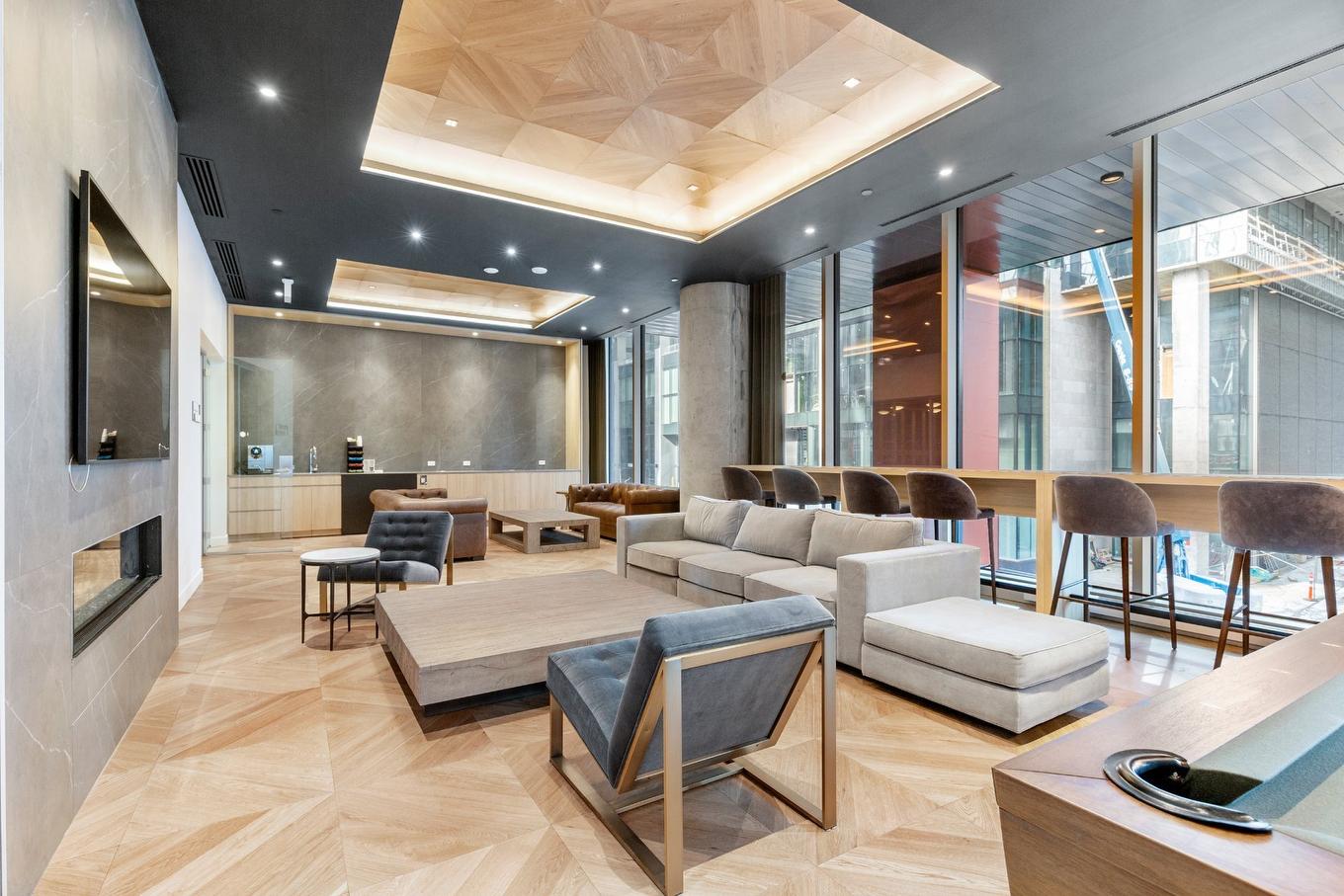 Common room - 2205-1020 Rue De La Montagne, Montréal (Ville-Marie), QC - Indoor Photo Showing Other Room