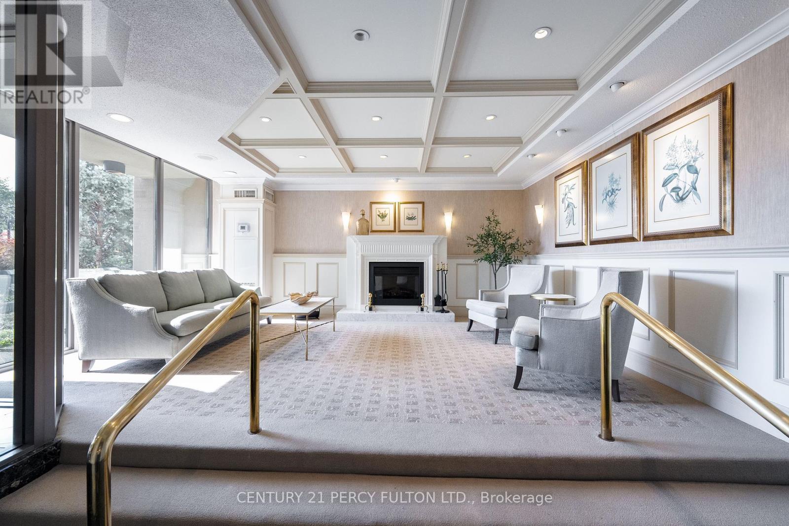 1416 - 20 Guildwood Parkway, Toronto, ON - Indoor With Fireplace