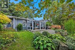 Three-Season Glass Sunroom off Family Room -