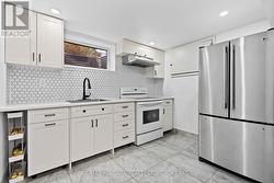 Lovely new kitchen and bathroom here also! -