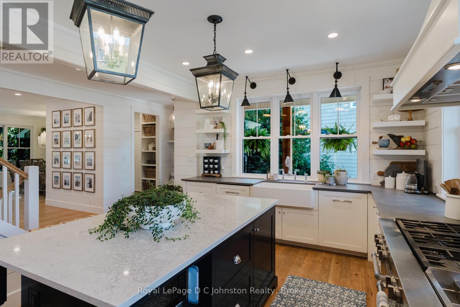 Jenn-Air Range with Double Ovens & Griddle - 81 Cedar Bush Drive, Saugeen Shores, ON - Indoor Photo Showing Kitchen
