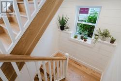 Heading down to lower level -