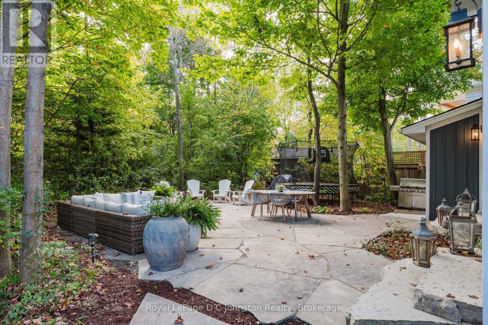 Custom Mega Flagstone, very private! - 81 Cedar Bush Drive, Saugeen Shores, ON - Outdoor With Deck Patio Veranda