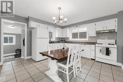 Dining room and kitchen -