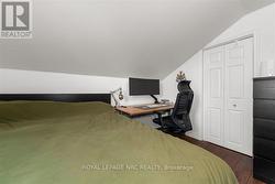 Bedroom with large closet -