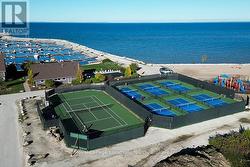 Pickleball courts and private beach -