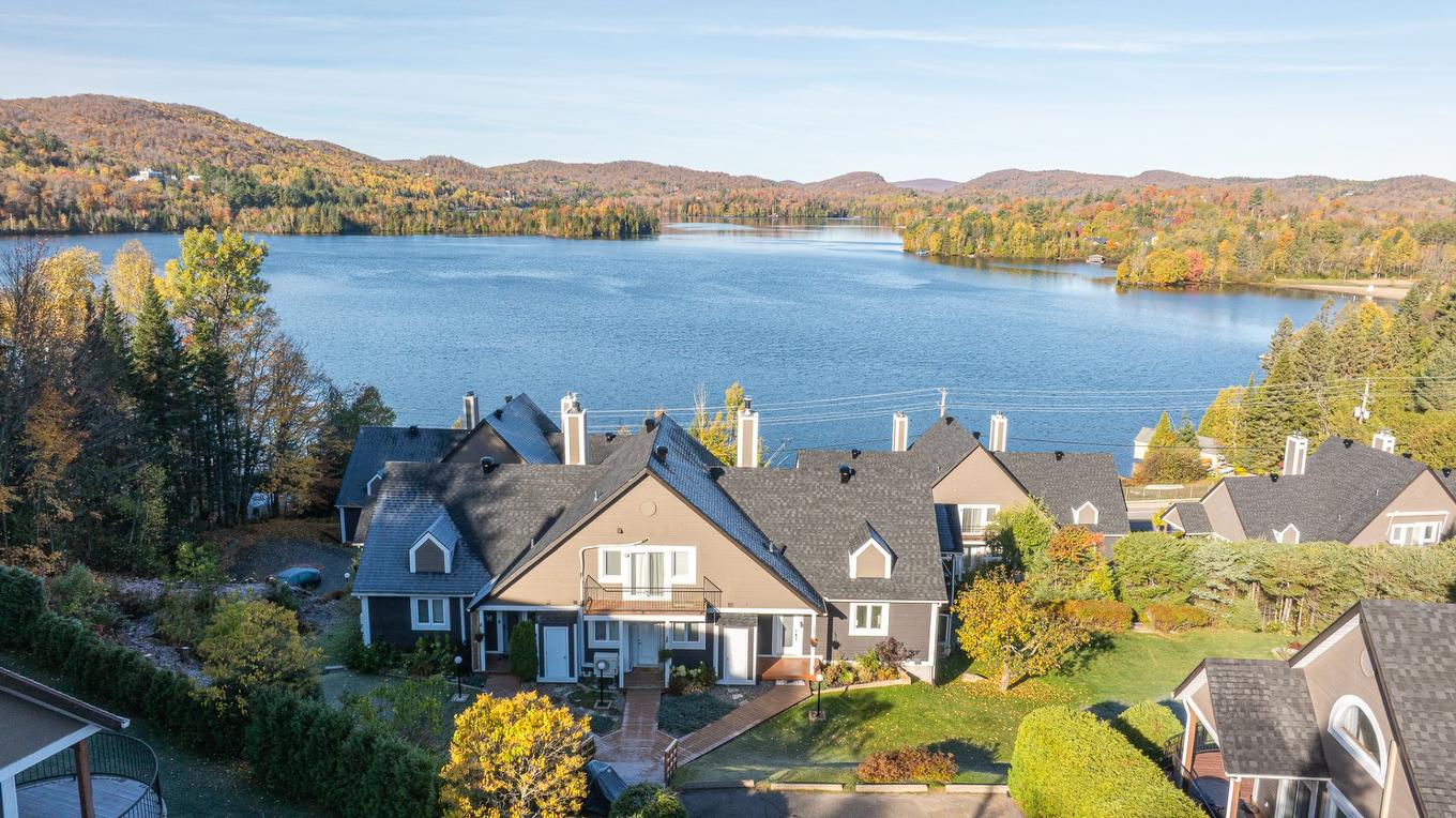 Aerial photo - 10-200 Rue St-Venant, Sainte-Agathe-Des-Monts, QC - Outdoor With Body Of Water With View