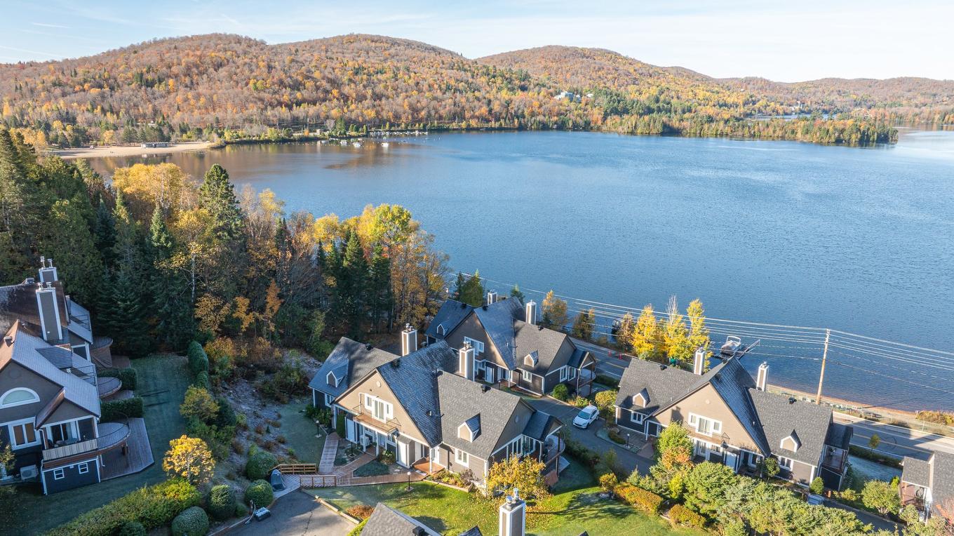 Aerial photo - 10-200 Rue St-Venant, Sainte-Agathe-Des-Monts, QC - Outdoor With Body Of Water With View