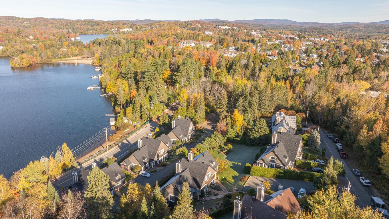 Aerial photo - 10-200 Rue St-Venant, Sainte-Agathe-Des-Monts, QC - Outdoor With Body Of Water With View