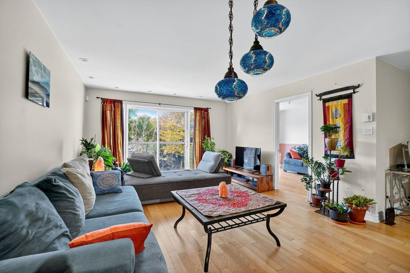 Salon - 5-5740 Rue Laurendeau, Montréal (Le Sud-Ouest), QC - Indoor Photo Showing Living Room