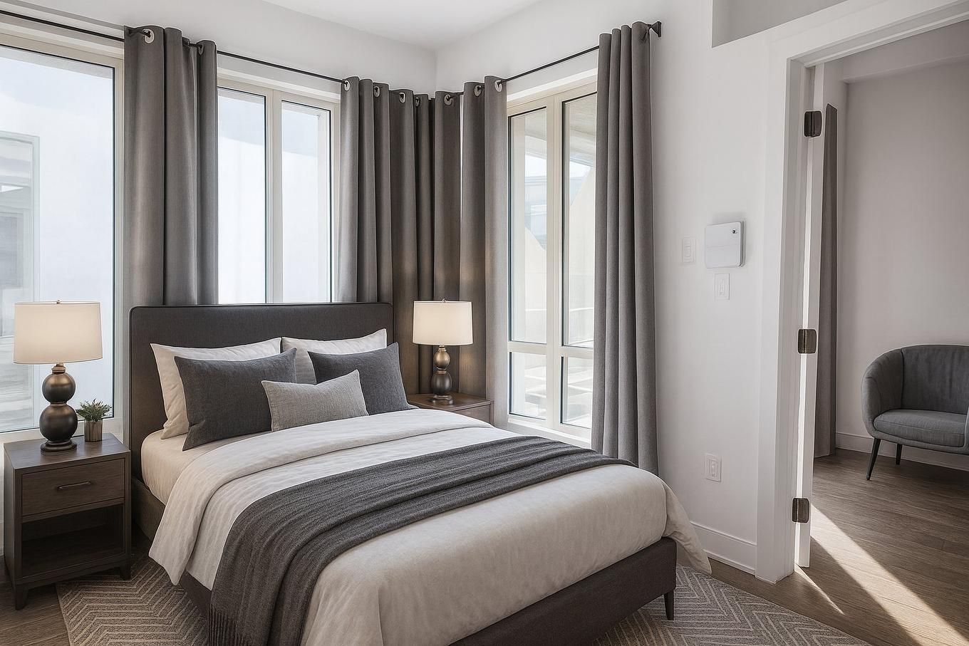 Bedroom - 508-2100 Boul. St-Laurent, Montréal (Ville-Marie), QC - Indoor Photo Showing Bedroom