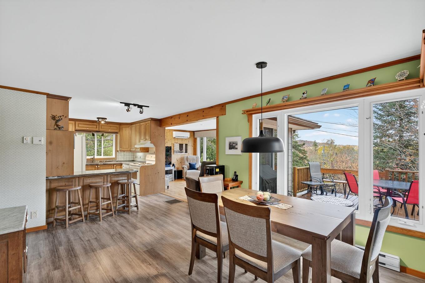 Overall view - 456 Ch. David, Lac-Supérieur, QC - Indoor Photo Showing Dining Room