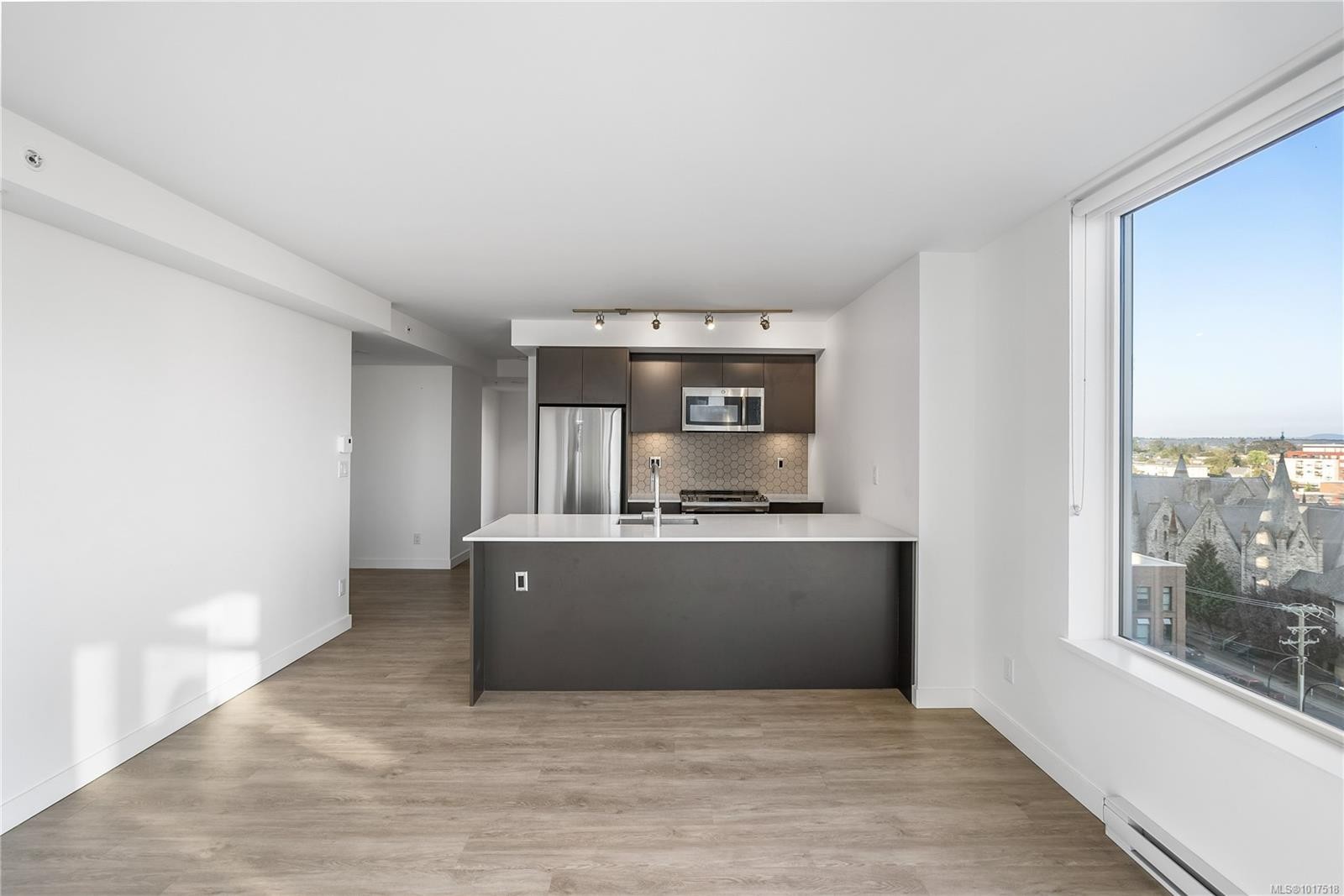 1602-845 Johnson St, Victoria, BC - Indoor Photo Showing Kitchen