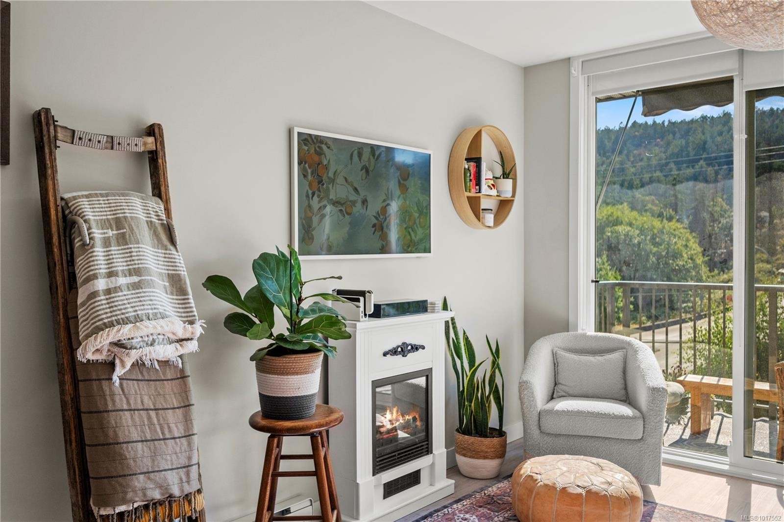 202-100 Presley Pl, View Royal, BC - Indoor With Fireplace