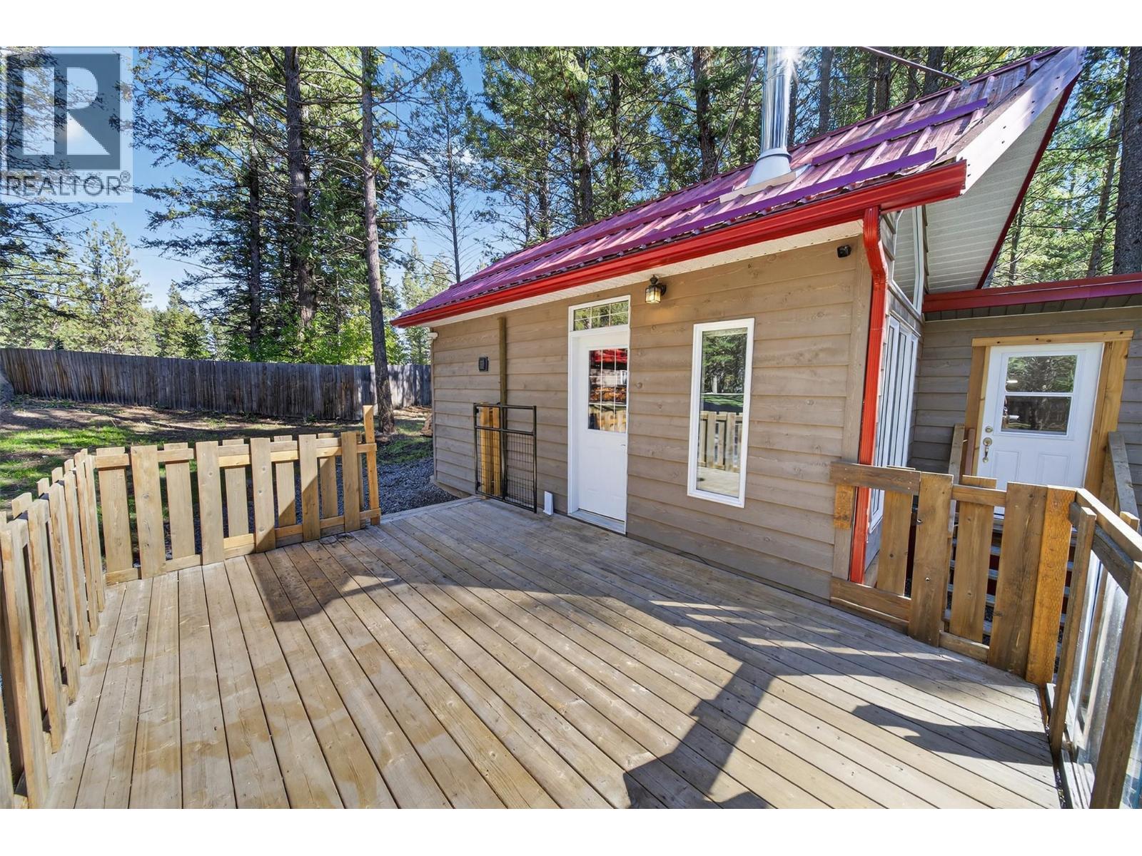 3306 Palmer Road, Baynes Lake, BC - Outdoor With Deck Patio Veranda With Exterior