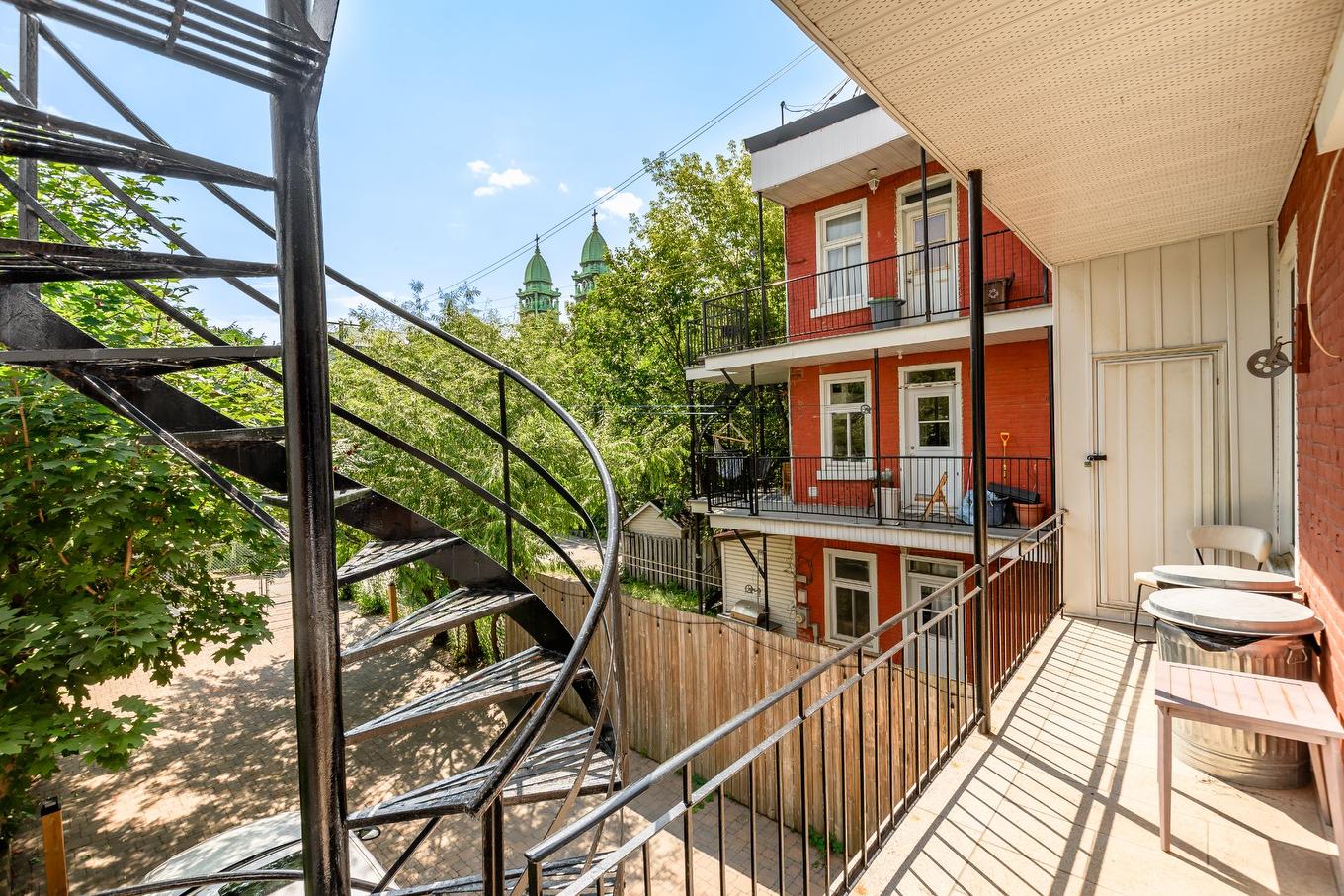Balcony - 1462 Rue De Chambly, Montréal (Mercier/Hochelaga-Maisonneuve), QC - Outdoor With Exterior