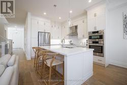 Chefs kitchen with built in appliances -