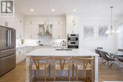 Chefs kitchen with built in appliances -