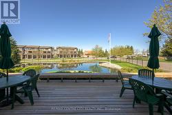 View of Pond from Club House Deck -