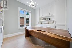 Private Office w/Custom Built-Ins & Live-Edge Desk -