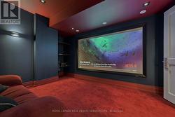 Tiered Theatre Features a BenQ Projector -